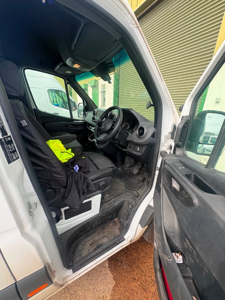 Before van interior clean